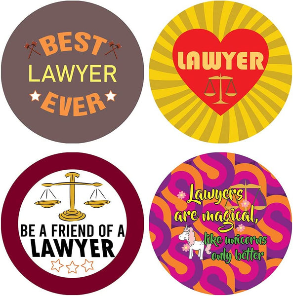 I am a Lawyer Stickers (5-Sets X 16 Cards)