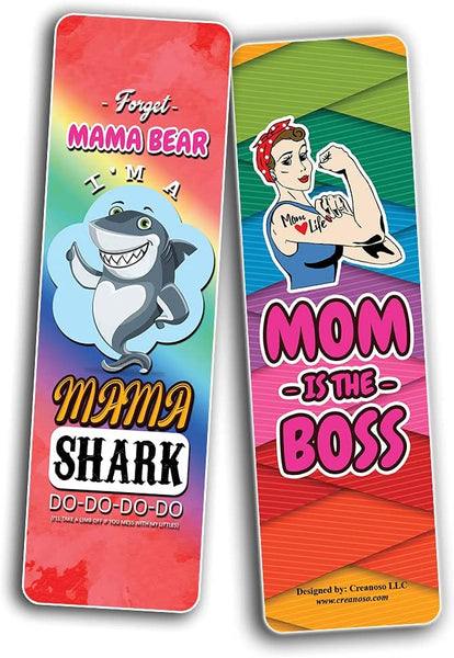 Funny Mom Quotes Collections bookmarks (2-Sets X 6 Cards)