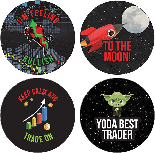 Stock Trading Stickers (5 Sets X 16 Designs)