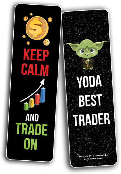 Stock Trading Bookmarks Cards (2-Sets X 6 Cards)
