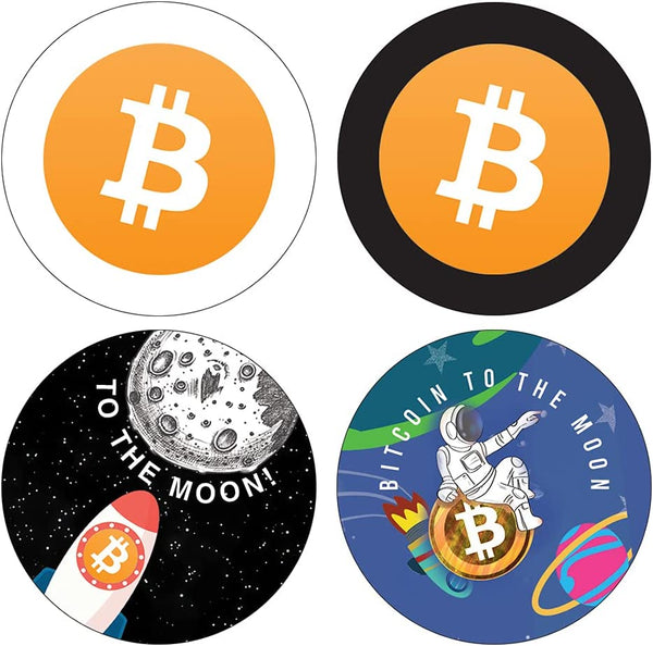 Bitcoin Stickers Collection Set (5 Sets X 16 Designs)