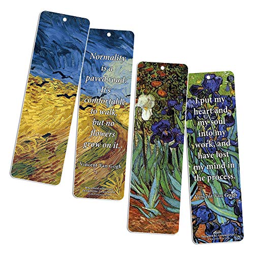 Creanoso Famous Classic Art Series 3 Bookmarks (30-Pack) - Classical Art Collection Pack - Great Stocking Stuffers Gift for Men, Women, Teens, Adults, Painters