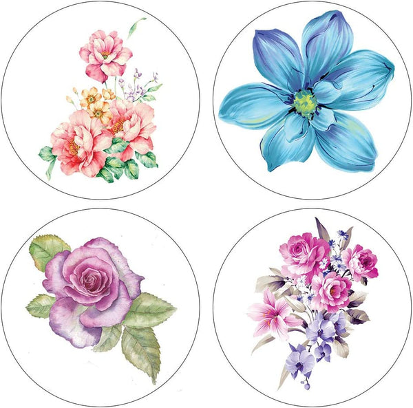 Creanoso Inspiring Flower Thank You Stickers (20-Sheet) Ã¢â‚¬â€œ Unique Wall Art Decal DÃƒÂ©cor Sticky Cards Ã¢â‚¬â€œ Cool Thank You Gift Token Giveaways for Graduation, Thanksgiving, Wedding, Bridal Party, Birthdays