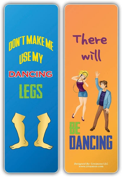 Creanoso I am a Dancer Bookmarks (5-Sets X 6 Cards) â€“ Daily Inspirational Card Set â€“ Interesting Book Page Clippers â€“ Great Gifts for Adults and Teens