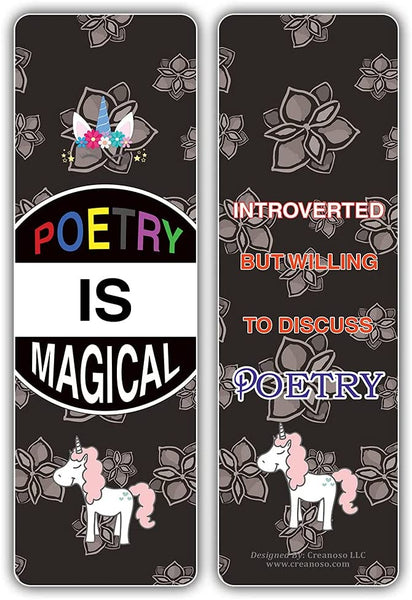 I am a Poet Bookmarks (5-Sets X 6 Cards)
