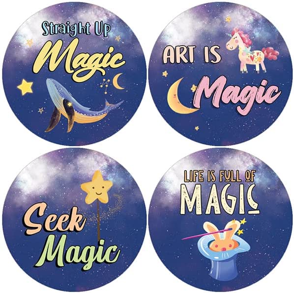 Awesome Magical Stickers (10 Sets X 16 Designs)