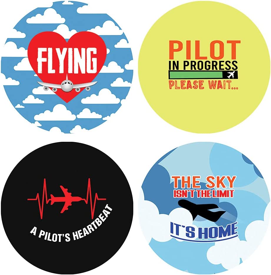 I am a Pilot Stickers (10 Sets X 16 Designs) – Creanoso