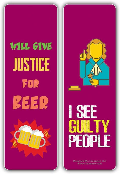 Creanoso I am a Judge Bookmarks (10-Sets X 6 Cards) â€“ Daily Inspirational Card Set â€“ Interesting Book Page Clippers â€“ Great Gifts for Adults and Teens