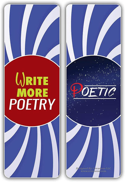 I am a Poet Bookmarks (5-Sets X 6 Cards)