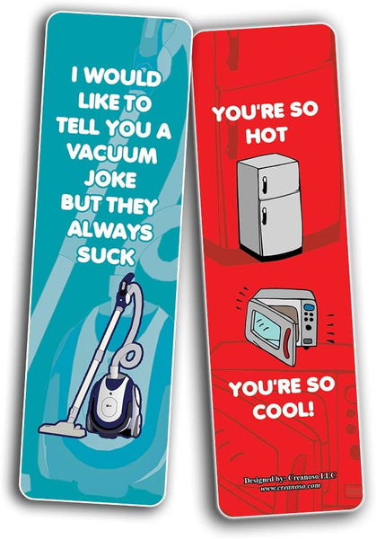 Funny Sarcastic Appliances Bookmarks (10-Sets X 6 Cards)