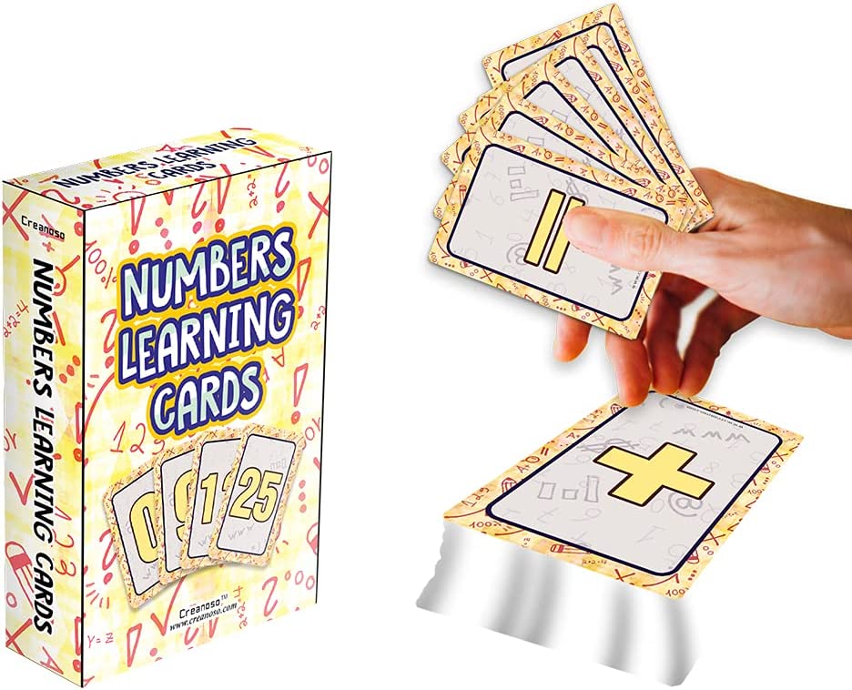 Numbers Learning Cards (1-Deck X 54 Cards)
