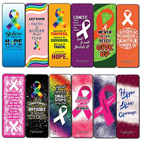 Creanoso Cancer Awareness Cards (60-Pack) ÃƒÂ¢Ã¢â€šÂ¬Ã¢â‚¬Å“ Stocking Stuffers Gift for Boys & Girls, Teens ÃƒÂ¢Ã¢â€šÂ¬Ã¢â‚¬Å“ Book Reading Rewards Gifts Incentive ÃƒÂ¢Ã¢â€šÂ¬Ã¢â‚¬Å“ Great Giveaways for Children ÃƒÂ¢Ã¢â€šÂ¬Ã¢â‚¬Å“ Page Clippers