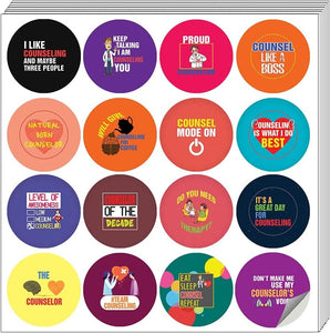 I am a Counselor Stickers (20 Sets X 16 Designs)