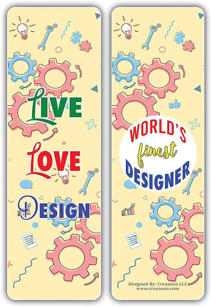 I am a Designer Bookmarks (2-Sets X 6 Cards)