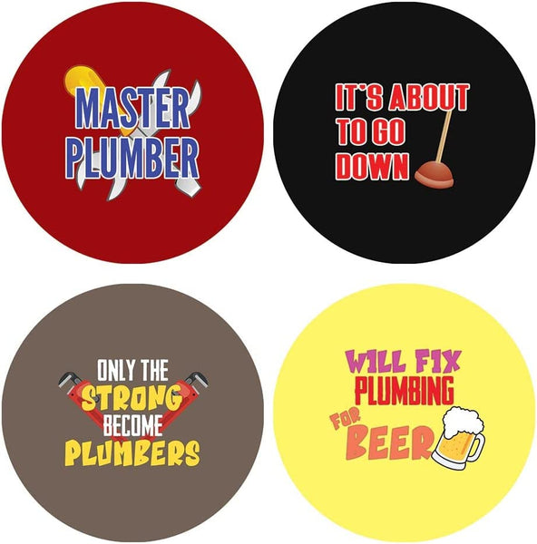 I am a Plumber Stickers (5 Sets X 16 Designs)