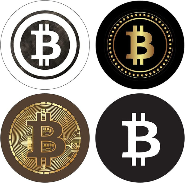 Bitcoin Stickers Collection Set (5 Sets X 16 Designs)
