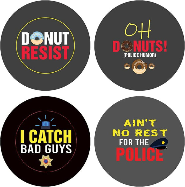 I am a Police Stickers (5 Sets X 16 Designs)