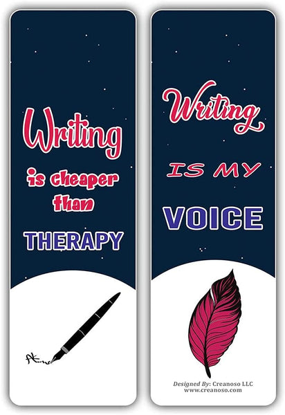 I am a Writer Bookmarks (5-Sets X 6 Cards)