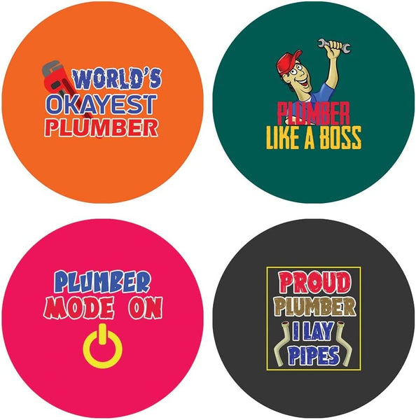 I am a Plumber Stickers (5 Sets X 16 Designs)