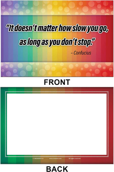 Colorful Uplifting Positive Postcards (12 Pack) - Unique Cool Giveaways for Kids, Adults, Boys,Girls,Womenâ€“ Great Greeting Cards Collection Set