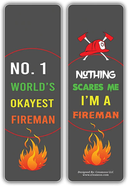 I am a Firefighter Pinback Bookmarks (10-sets X 6 Cards)