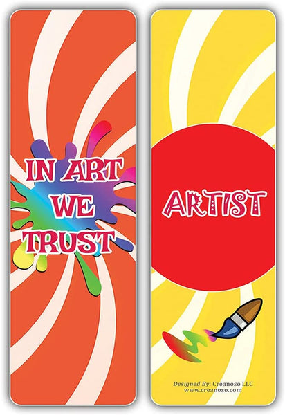 I am an Artist Bookmarks (5-Sets X 6 Cards)