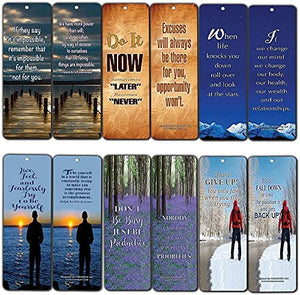 Inspirational Quotes to Live By Bookmarks (30-Pack)