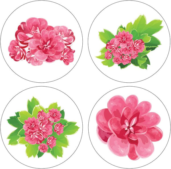 Creanoso Inspiring Flower Thank You Stickers (20-Sheet) Ã¢â‚¬â€œ Unique Wall Art Decal DÃƒÂ©cor Sticky Cards Ã¢â‚¬â€œ Cool Thank You Gift Token Giveaways for Graduation, Thanksgiving, Wedding, Bridal Party, Birthdays