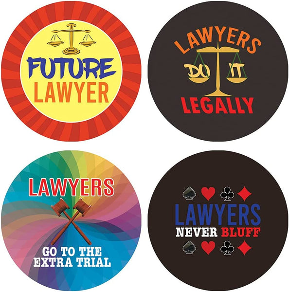 I am a Lawyer Stickers (5-Sets X 16 Cards)