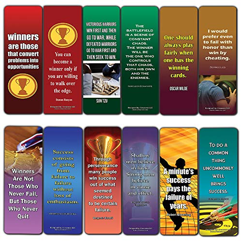 Winner Quotes Bookmarks (60-Pack)