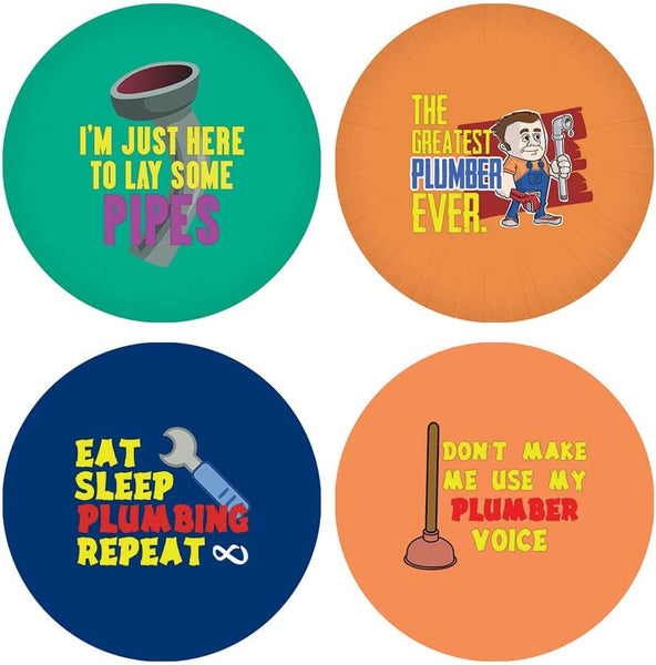 I am a Plumber Stickers (5 Sets X 16 Designs)