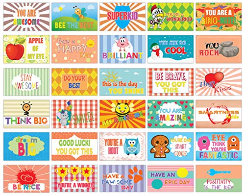 Creanoso Colorful Fun and Hilarious Lunch Box Jokes Cards Flashcards (120-Pack - 30 cards x 4 sets) â€“ School Lunch Box Note Cards for Kids â€“ Great Stocking Stuffers Gift for Children, Boys & Girls