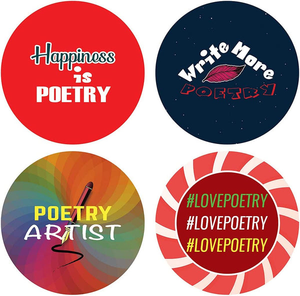 I am a Poet Stickers (10 Sets X 16 Designs)
