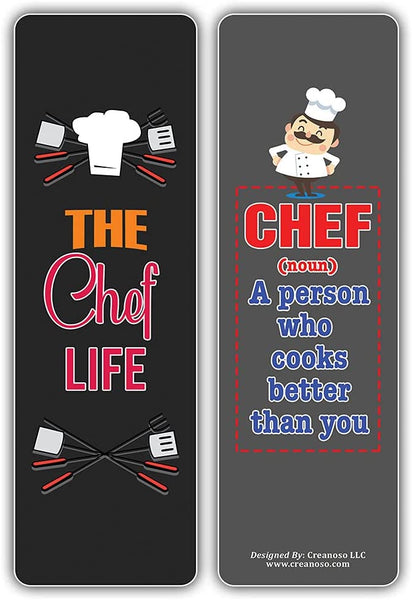 I am a Chef Bookmarks (2-sets X 6 Cards)