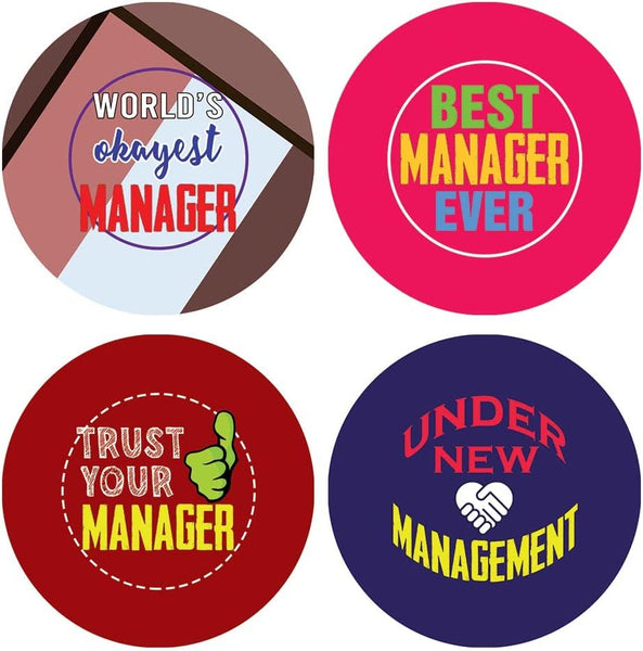 Creanoso I am a Manager Stickers (20 Sets X 16 Designs)â€“ Sticker Card Giveaways for Kids â€“ Awesome Stocking Stuffers Gifts for Boys & Girls â€“ Classroom Home Rewards Enticements