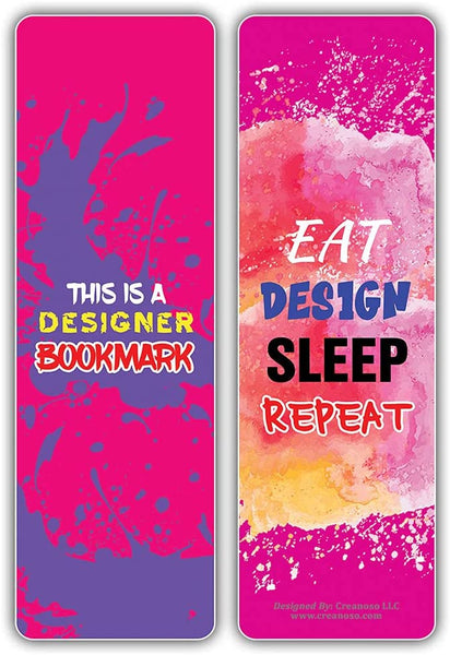 I am a Designer Bookmarks (2-Sets X 6 Cards)