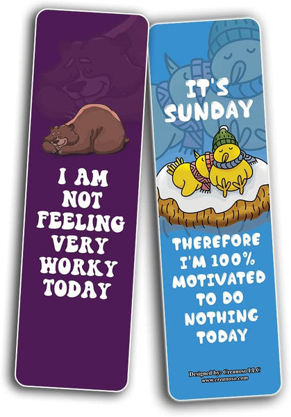 Not Today Bookmarks (5-Sets X 6 Cards)