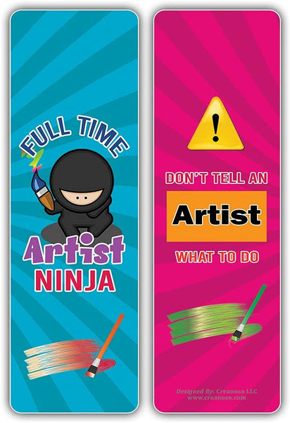 I am an Artist Bookmarks (5-Sets X 6 Cards)