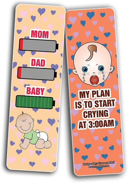 Funny Babies Bookmarks (10-Sets X 6 Cards)