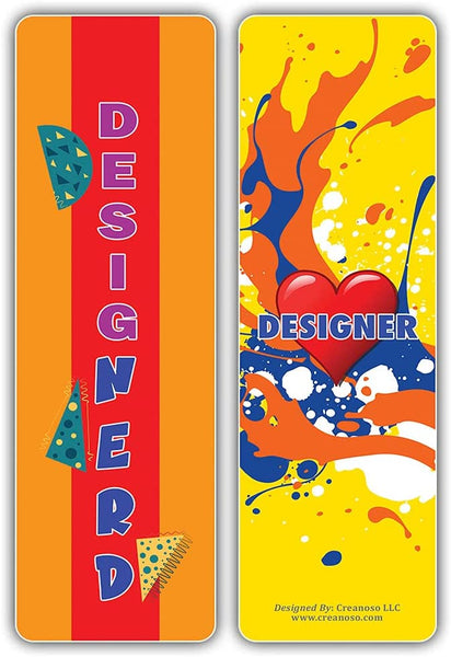I am a Designer Bookmarks (2-Sets X 6 Cards)