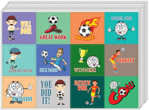 Creanoso Soccer Sport Series Motivational Stickers Ã¢â‚¬â€œ Inspiring Words of Encouragement