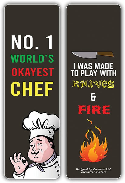 I am a Chef Bookmarks (2-sets X 6 Cards)