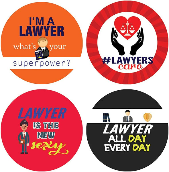 I am a Lawyer Stickers (5-Sets X 16 Cards)