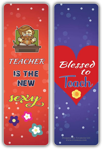 I am a Teacher Bookmarks (2-sets X 6 Cards)