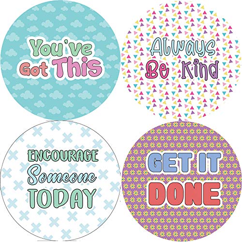 Creanoso Affirmation Stickers - Confetti Words to Inspire (10-Sheet) - Classroom Reward Incentives for Students - Stocking Stuffers Party Favors & Giveaways for Children, Teens & Adults