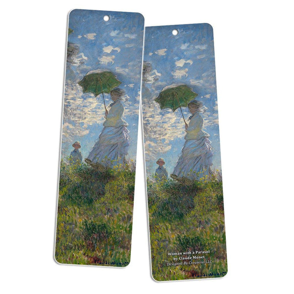 Claude Monet Bookmarks (60-Pack) - Famous Paintings - Bookmarks for Books Men Women Kids Teens