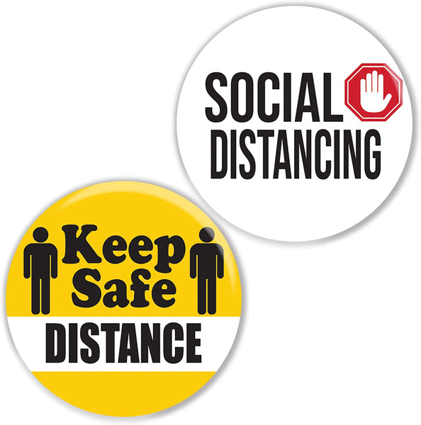 Keep Your Distance Pinback Buttons (10 Pack)