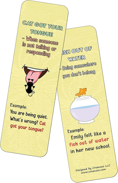 Fun Idioms for Children Series 2 - Animals (2-Sets X 6 Cards)