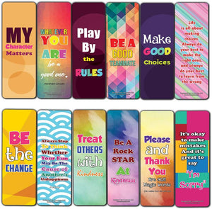 Creanoso Good Character Bookmarks (60-Pack) ÃƒÂ¢Ã¢â€šÂ¬Ã¢â‚¬Å“ Six Assorted Quality Bookmarks Bulk Set ÃƒÂ¢Ã¢â€šÂ¬Ã¢â‚¬Å“ Premium Gift for Bibliophiles ÃƒÂ¢Ã¢â€šÂ¬Ã¢â‚¬Å“ Awesome Bookmarks Giveaways ÃƒÂ¢Ã¢â€šÂ¬Ã¢â‚¬Å“ Stocking Stuffers Gift Ideas ÃƒÂ¢Ã¢â€