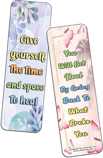 Healing Quotes for the Broken Hearted Bookmarks (2-Sets X 6 Cards)